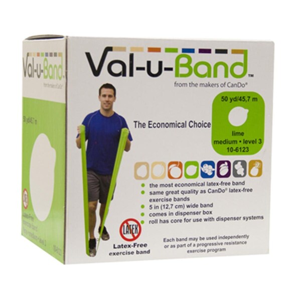 Val-U-Band Latex Free Band, 50 Yard - Lime - VAL-U-BAND-10-6123