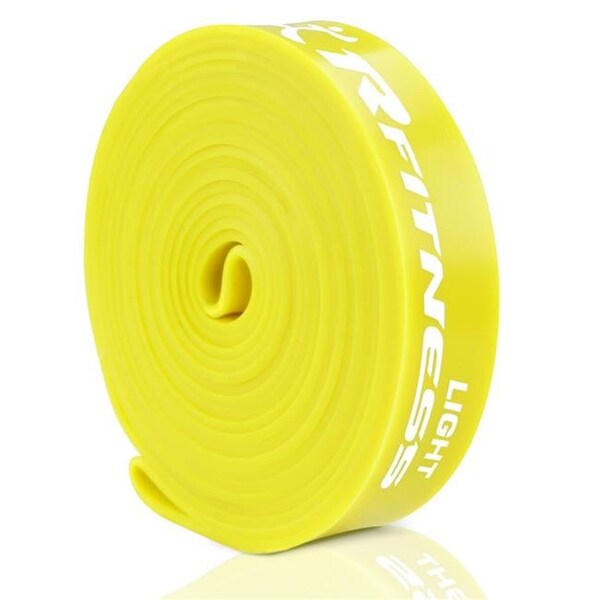 Furinno Furinno RF1506-YL 41 in. Rfitness Professional Long Loop Stretch Latex Exercise Band; Yellow - Light - RF1506-YL