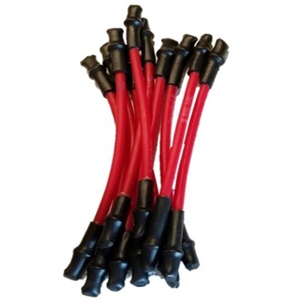 Mor-Medical International Maximus Strength Trainer Medium Level 2 Resistance Tubes for Male Shoe, Red - Set of 12 - MSTM-RL2