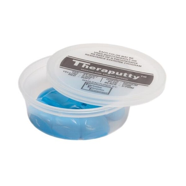 Fabrication Enterprises Fabrication Enterprises 10-0913 Cando Theraputty Exercise Material - 6 Oz. - Blue - Firm - 10-0913