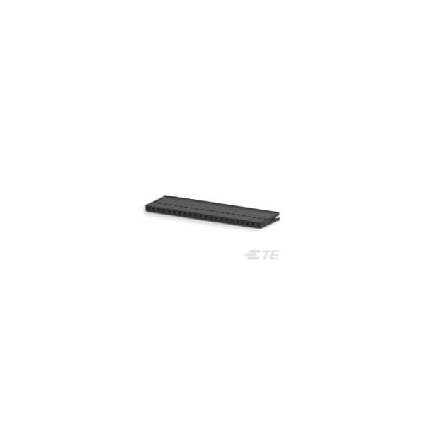 Conector FFC/FPC de TE Connectivity, 22 contacto(s), 1 fila(s), hembra, paso de 0.1 pulgadas, con seguro, aislante negro, - 2-487378-1