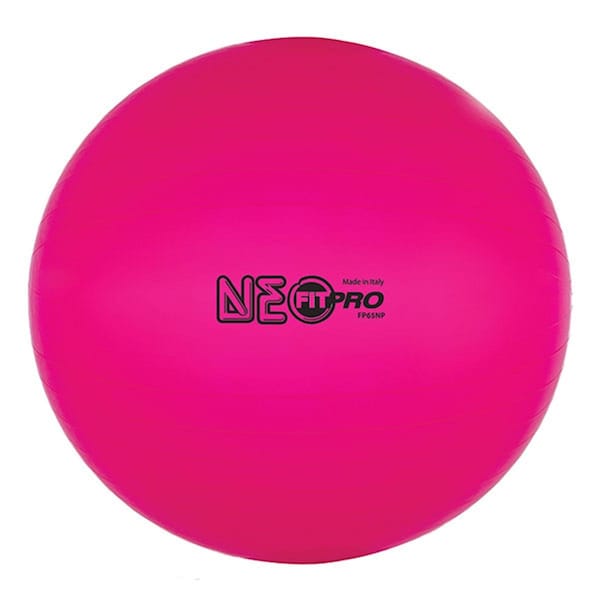 Champion Sports 65 cm Fitpro Training & Exercise Ball, Neon Pink - CH55992