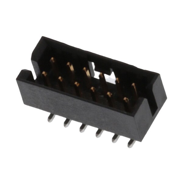 Conector de placa Molex, 12 contactos, 2 filas, macho, recto, paso de 0.079 pulgadas, terminal de montaje en superficie - 878321210