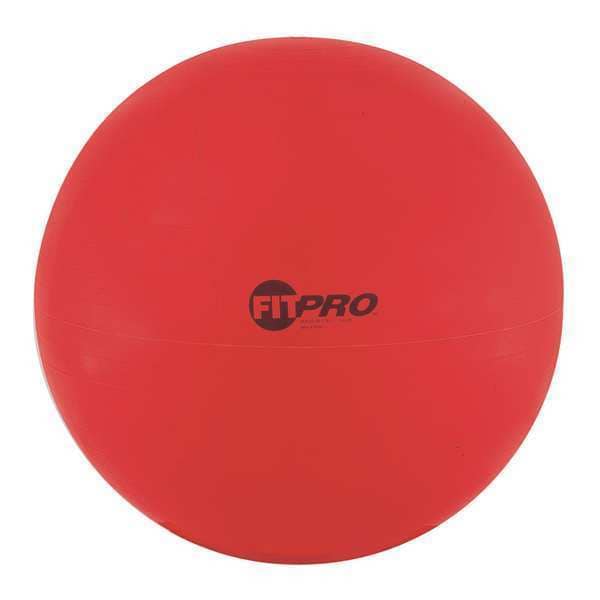 Champion Sports FitPro Training Exercise Ball, 65cm Red - FP65