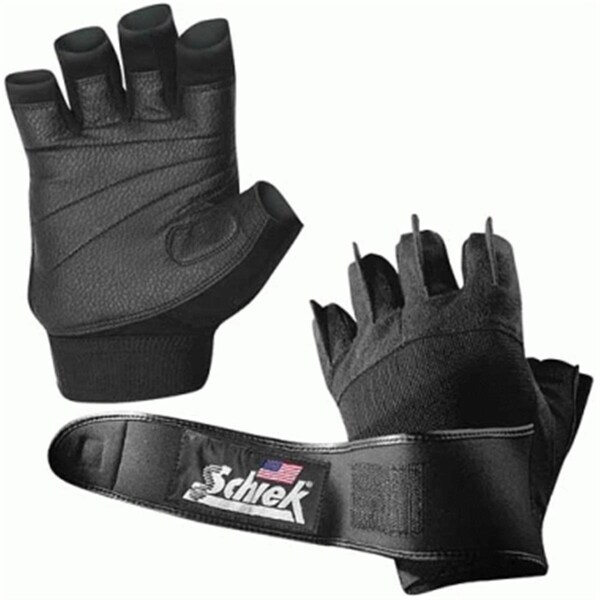 Schiek Sports Schiek Sport  Platinum Gel Lifting Glove with Wrist Wraps  XS - SC455136