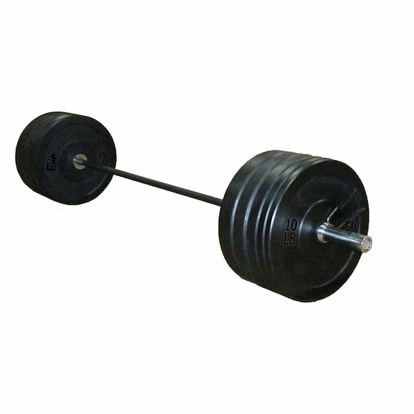 Refuah Lifeline 205 lbs Rubber Bumper Plate Set - RE1341028