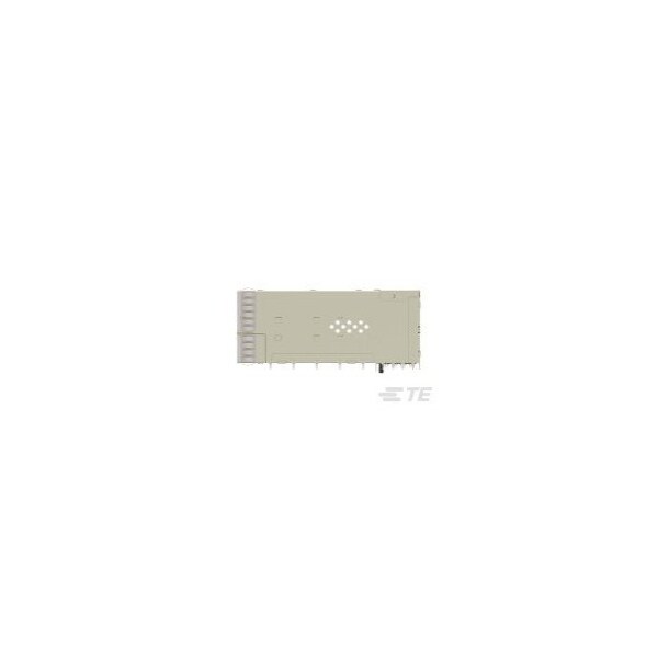 Ensamble de receptáculo apilado 2X4 zSFP+ de TE Connectivity - 3-2180324-1