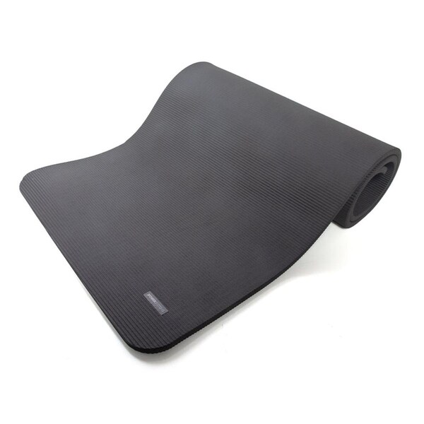 Refuah 72 x 23 x 0.625 in. Premium Club Mat, Jet Black - RE3163134