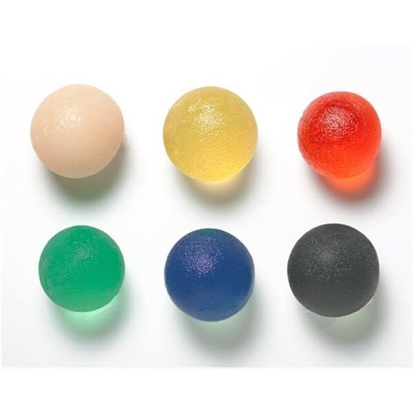 Fabrication Enterprises Fabrication Enterprises 10-1496 Cando Gel Squeeze Ball - Standard Circular - 6-Piece - 10-1496