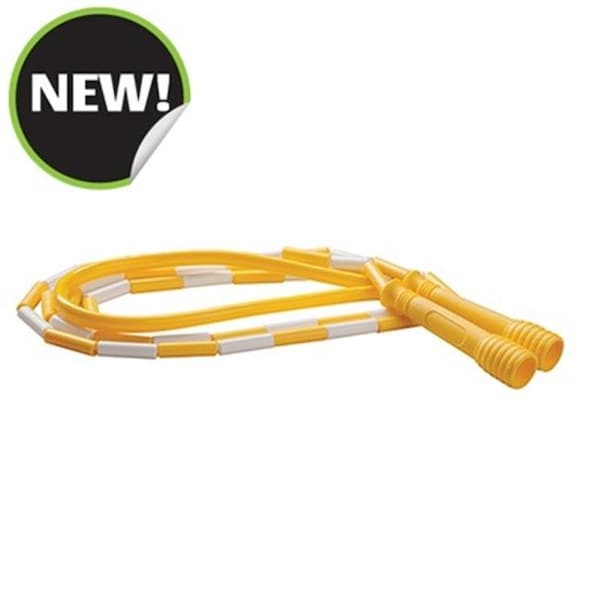 Champion Sports Champion Sports SJ8 8 ft. Deluxe XU Beaded Jump Rope; Yellow - SJ8