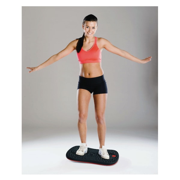 Floortex AFS-TEX Active Balance Board, 14 x 20 x 2.5, Black - FCWB1420ABK