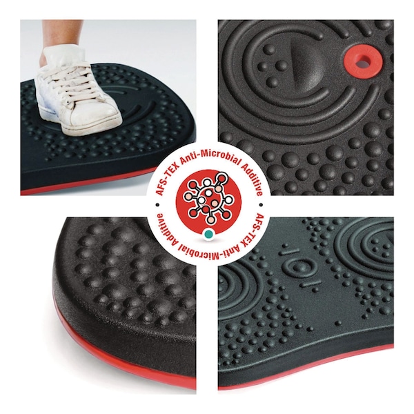 Floortex AFS-TEX Active Balance Board, 14 x 20 x 2.5, Black - FCWB1420ABK