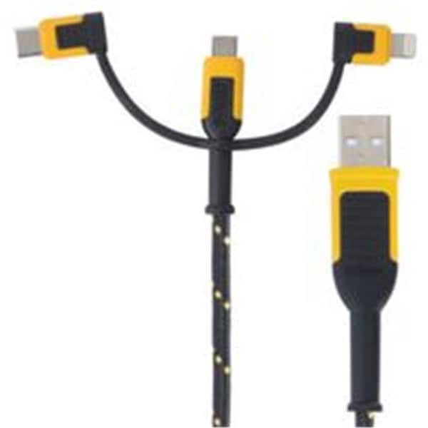 1386168 Cable Reforzado de 6 pies 3 en 1 - 1386168