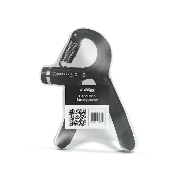 Wecare Fitness Resistance Hand Grip Strength Trainer, Adjustable Non-Slip, Black - WF-RHG-BLK