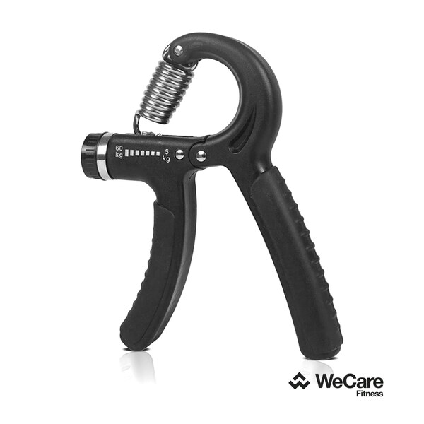 Wecare Fitness Resistance Hand Grip Strength Trainer, Adjustable Non-Slip, Black - WF-RHG-BLK