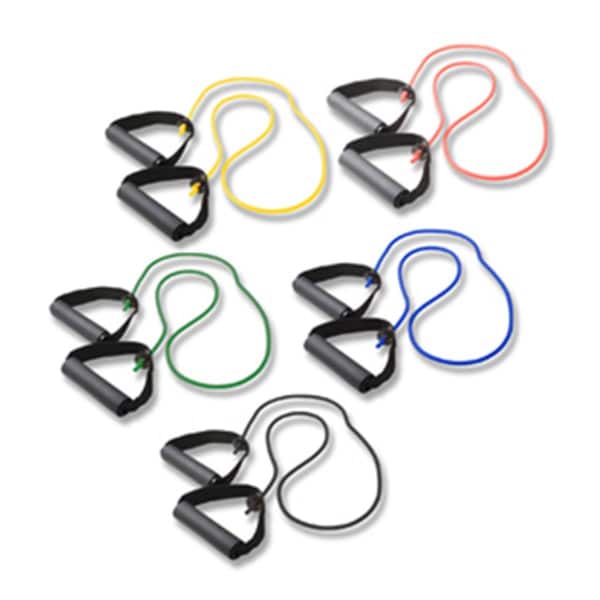 Cando International CanDo CanDo-10-5569 48 in. Exerciser Tubing with Handles - Set of 5 - CANDO-10-5569