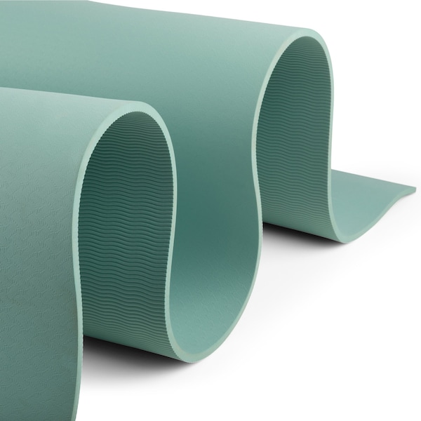 Wakeman Large Yoga Mat - 6x4 Non-Slip 8mm Exercise Mat for Home Workouts by Mint - 80-5224