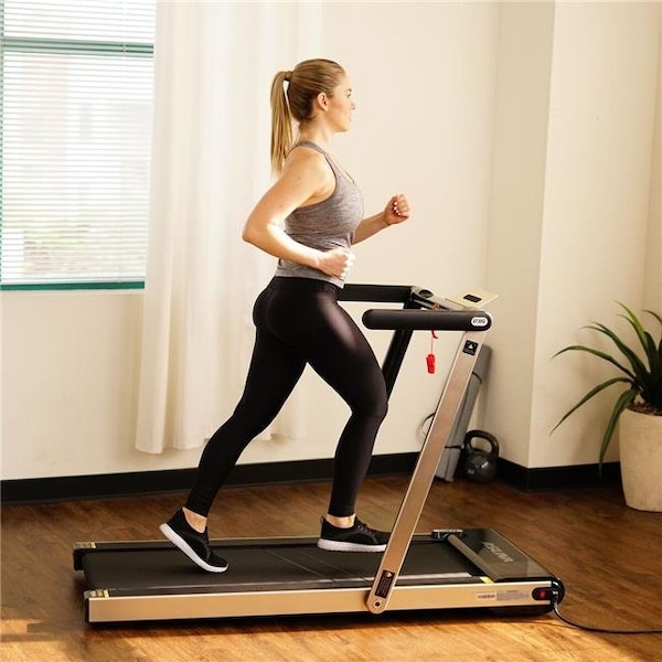 Sunny Health & Fitness Sunny Health & Fitness 8730G Asuna Slim Folding Motorized Treadmill Trainer - 8730G