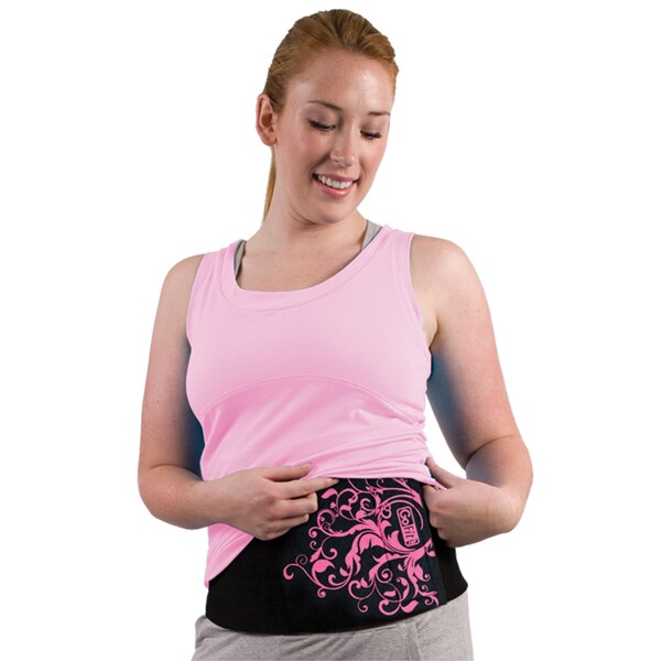 Gofit Pink Neoprene Waist Trimmer (Full) - GF-PNWT-F