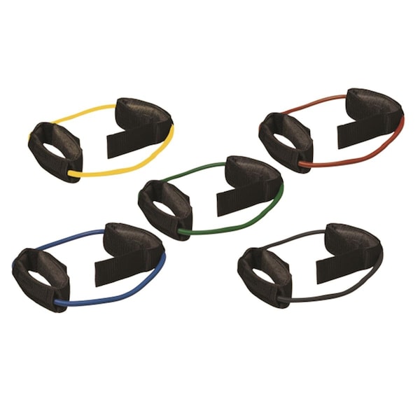 Step-Up Relief Exercise Tubing with Cuff Exerciser - 5 Piece - ST2580091