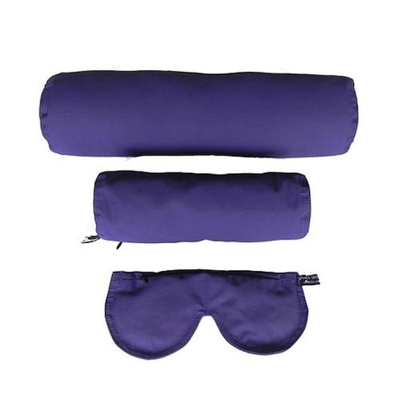Peach Blossom Yoga Peach Blossom Yoga 11002 3 Piece Meditation Kit For Yoga - Violet - 11002-A1