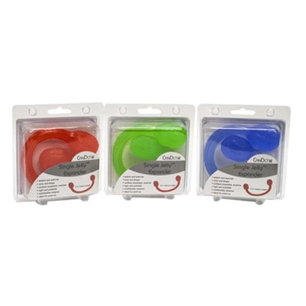 Fabrication Enterprises Fabrication Enterprises 10-0036 Cando Jelly Expander Single Exerciser; 3-Piece - 10-0036