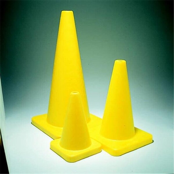 Sportime Sportime 009259 Yeller High Quality Game Cone; High Optic Yellow; 28 In. H - 9259