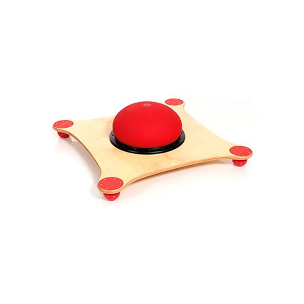Fabrication Enterprises TOGU JumpStep Balance Board, Birch Wood with Red Balls - 30-4580