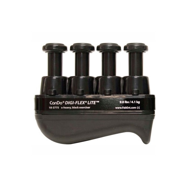 Fabrication Enterprises CanDo Digi-Flex LITE Hand Exerciser, Black, X-Heavy - 685105