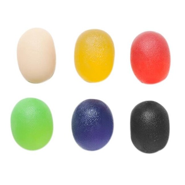 Fabrication Enterprises Fabrication Enterprises 10-1896 Cando Gel Squeeze Ball - Large Cylindrical - 6-Piece - 10-1896