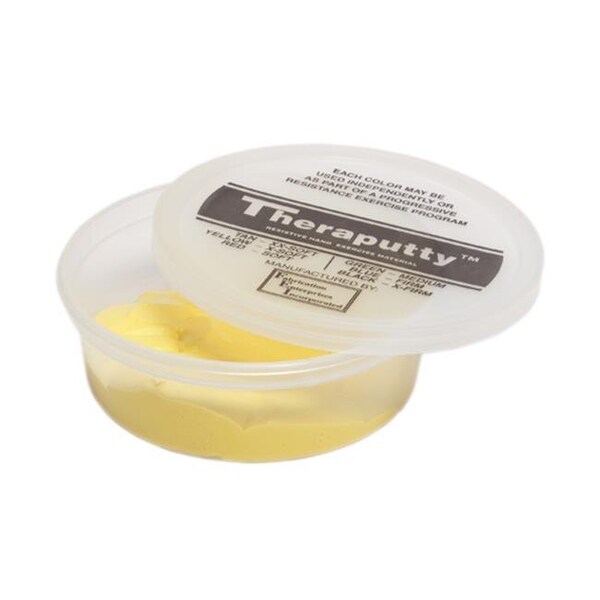 Fabrication Enterprises Fabrication Enterprises 10-0905 Cando Theraputty Exercise Material; 4 Oz. - Yellow - X-Soft - 10-0905