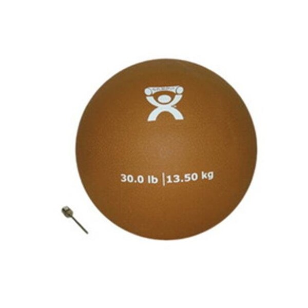 Fabrication Enterprises Fabrication Enterprises 10-3178 Cando PT Soft Medicine Ball; 30 lbs Rebounder Ball - Gold - 467055