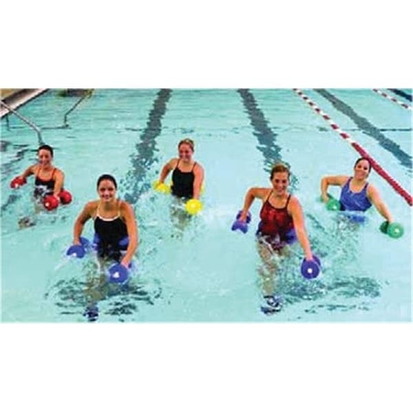 Fabrication Enterprises Fabrication Enterprises 20-4211B Cando Aquatic Exercise Kit-Jogger Belt; Hand Bars; Medium; Blue - 20-4211B