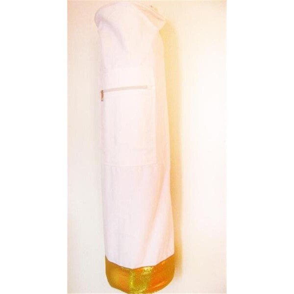 Apariencia Yoga Golden Saree Lace Mat Bag - White - AP2437108