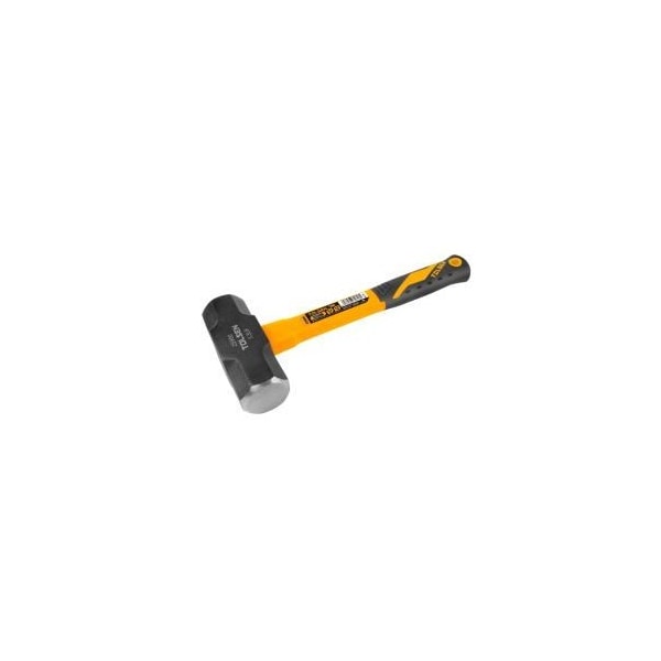 Tolsen Sledge Hammer 3.3Lb, Drop Forged Special Tool Steel Hammerhead, Black Painted, Heat Treatment - 25900