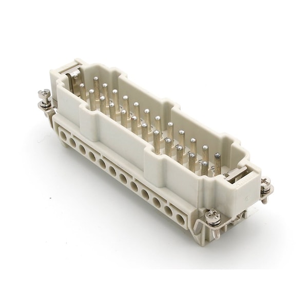 Inserto de Terminal de Tornillo Molex Gwconnect, Macho, 24 Polos, 16A, Numerados 25-48, con Protección de Cable - 7324.6108.0