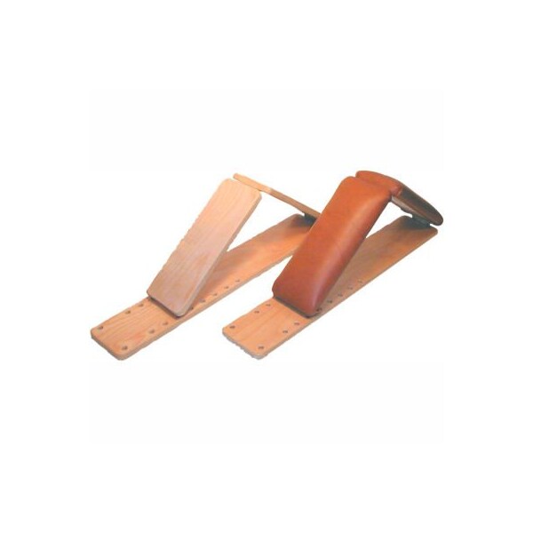 Fabrication Enterprises Quad Board, Wood, Unpadded, 5-1/4"W x 27-1/2"L x 2"H - 10-1140