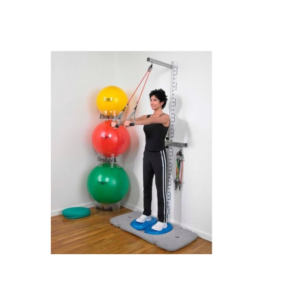 Fabrication Enterprises Thera-Band Professional Wall and Platform Exercise Station - 10-1572