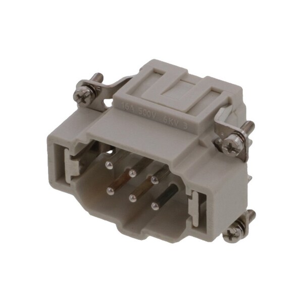 Inserto de Terminal de Resorte Molex Gwconnect, Macho, 6 Polos, 16A, Contacto Plateado de Plata (Ag), Tamaño 6B 44X - 7306.5951.0