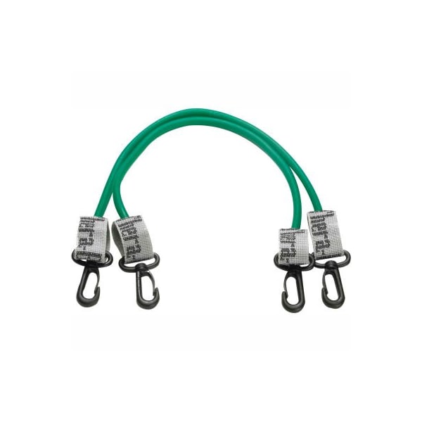 Fabrication Enterprises Thera-Band Exercise Station Accessory, 24" Green Tubing with Connectors, 1 Pair - 10-1585