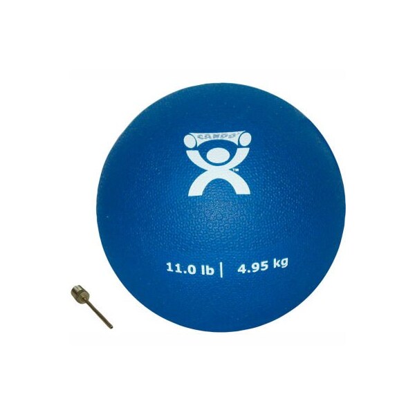 Fabrication Enterprises CanDo Soft Pliable Medicine Ball, 11 lb., 7" Diameter, Blue - 465594