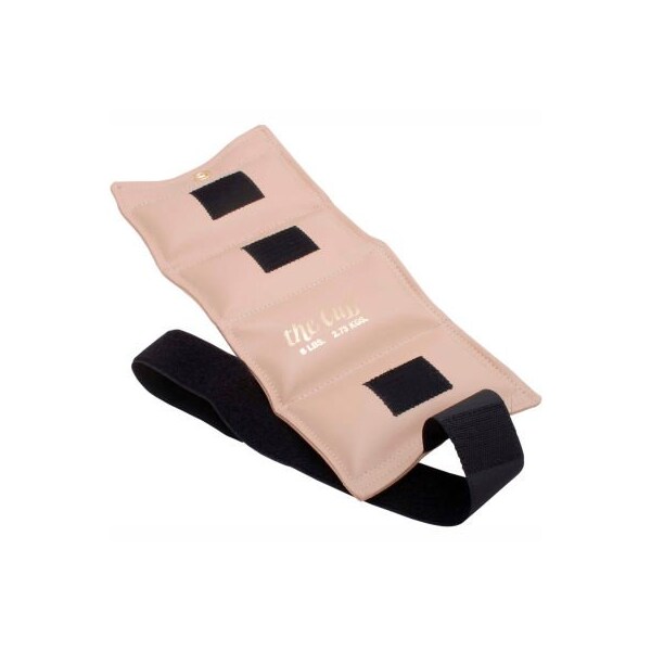 Fabrication Enterprises Cuff Deluxe Wrist and Ankle Weight, 6 lb., Beige - 223073