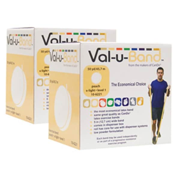 Val-U-Band Low Powder Band, 100 Yard - Peach, 2PK - VAL-U-BAND-10-6231