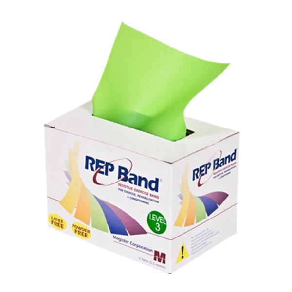 Rep Band 100 Yard Latex Free Twin-Pak, Lime - Level 3 - 4658