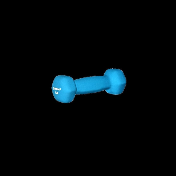 T-Care 1 lbs Hex Neoprene Dumbbell - T-1824057