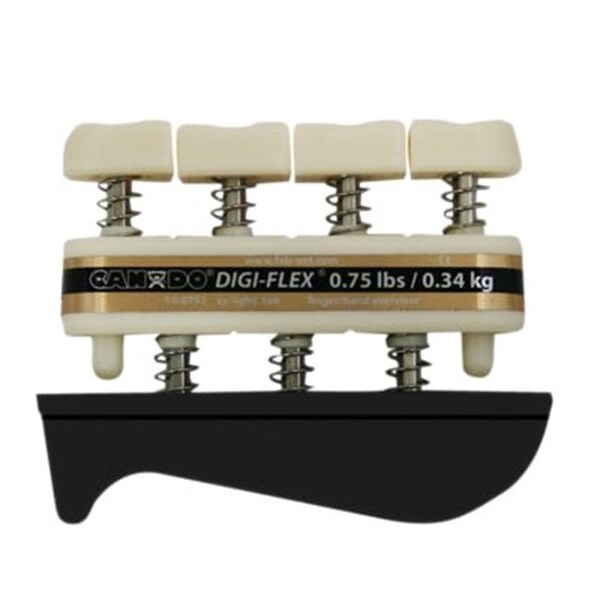 Fabrication Enterprises Fabrication Enterprises 10-0751 Cando Digi-Flex Hand Exerciser - Tan; Xx-Light - Finger - 10-0751