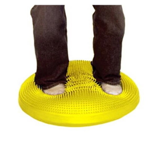 Fabrication Enterprises Fabrication Enterprises 30-1868Y 23.6 in. Cando Inflatable Vestibular Seating & Standing Disc; Yellow - 30-1868Y