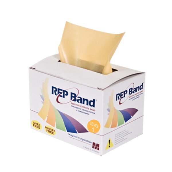 Rep Band 100 Yard Latex Free Twin-Pak, Peach - Level 1 - 3927