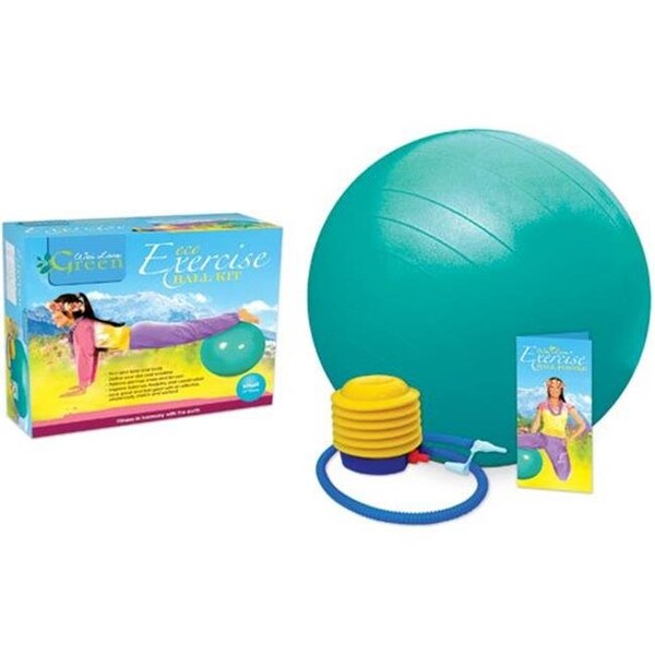 Wai Lana Wai Lana Productions G-2101M Eco Exercise Ball Kit with Poster - Medium - G-2101M