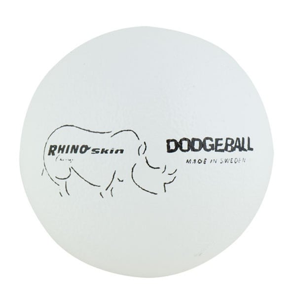 Champion Sports Rhino Skin Dodgeball, White - CH56090